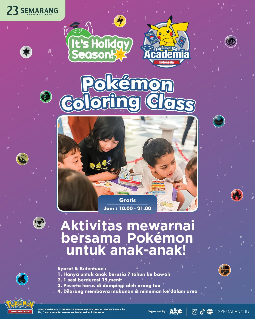 Pokemon Coloring Class